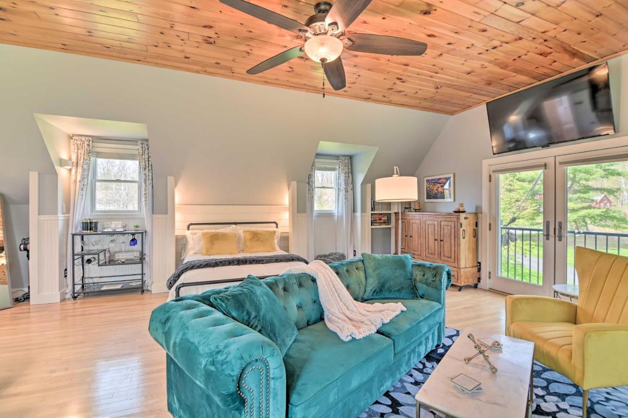 Stylish Studio With Fireplace About 3 Mi From Dtwn! Saratoga Springs Eksteriør bilde