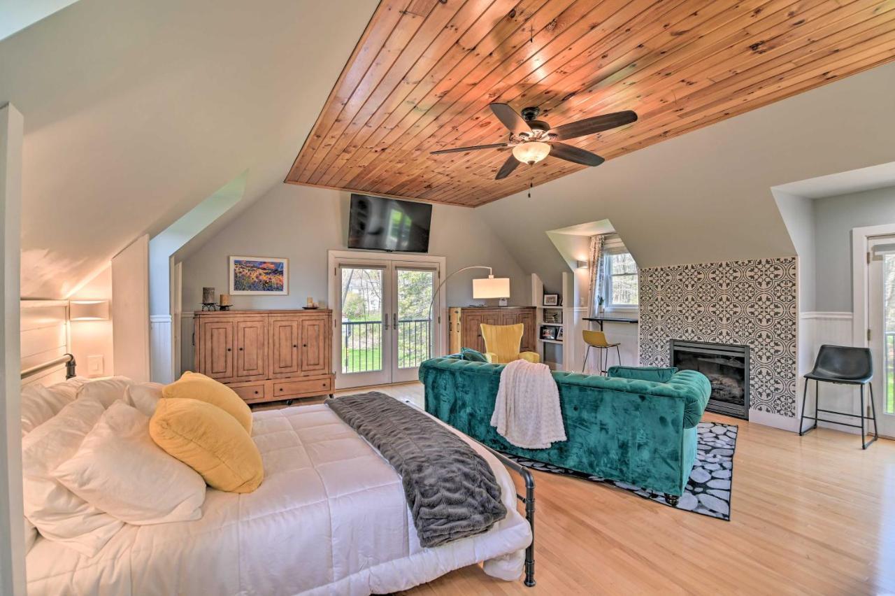 Stylish Studio With Fireplace About 3 Mi From Dtwn! Saratoga Springs Eksteriør bilde